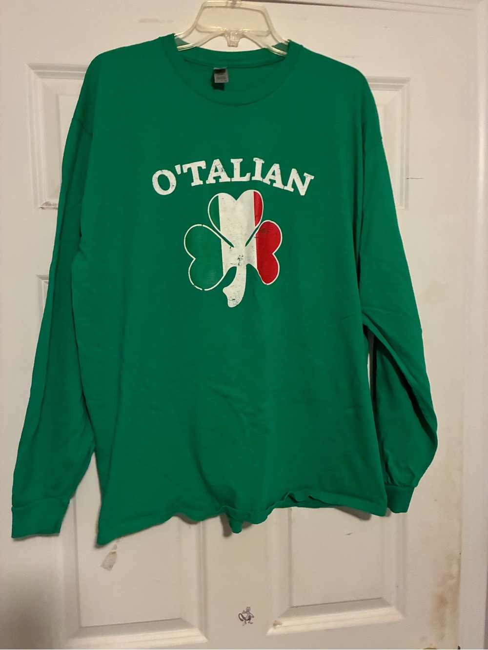 Gildan Green O'Talian Shamrock Crewneck Sweater